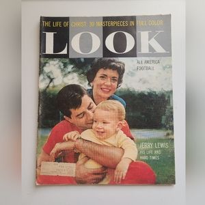 LOOK Magazine 1958 December 23 Jerry Lewis America Football Life of Christ